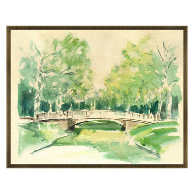 Garden Terrace 3 Print by PC Ngo