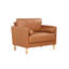 Fauteuil club touffeté à accoudoirs carrés 39,8 po Garren