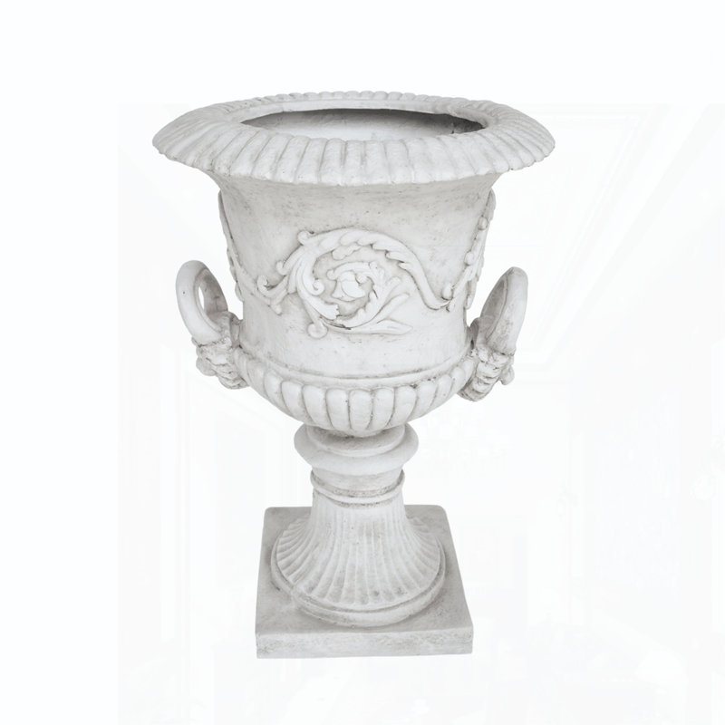MGO GARDEN URN PLANTER, Antique White