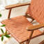 Chaise berçante simple en bois massif