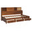 Versatile Wooden Daybed with Multiple Functionalities for Relaxation and Organization