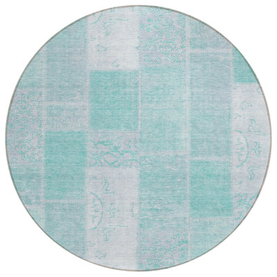 Tapis d'extérieur rond 8 pi