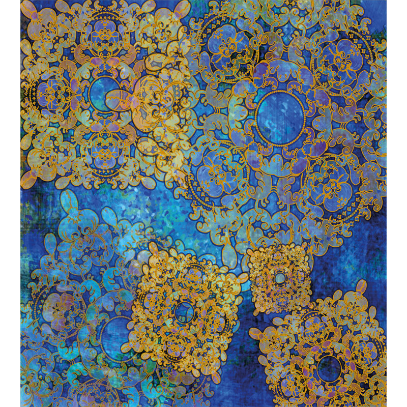 Bloomsbury Market Basham Abstract Duvet Cover Set with Pillowcases, 155 x 220 cm - 2 Pillowcases (80 x 80 cm)