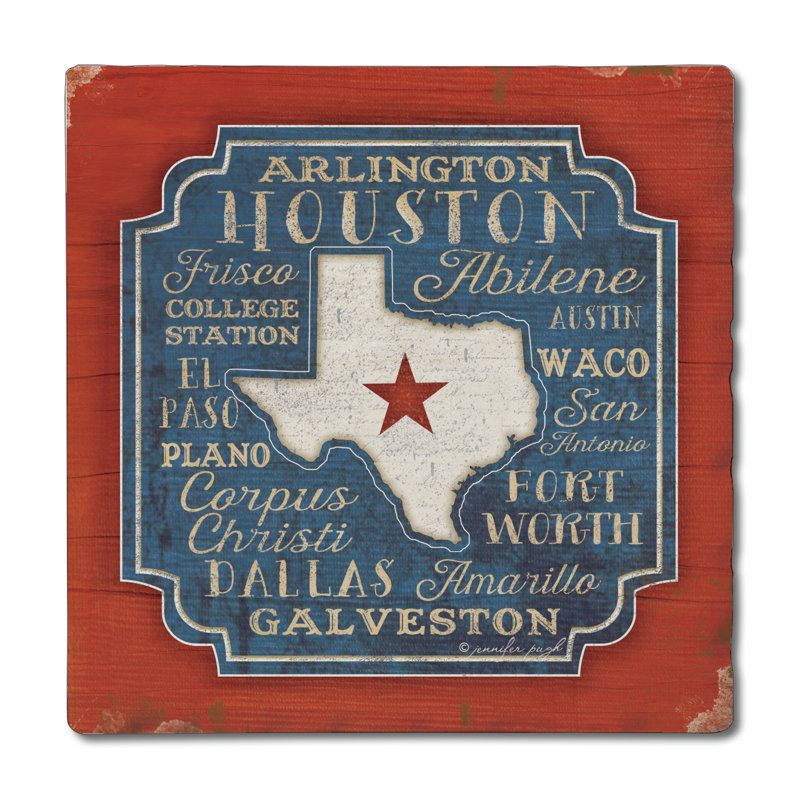 Ensemble de sous-verres Trinx Texas Cities