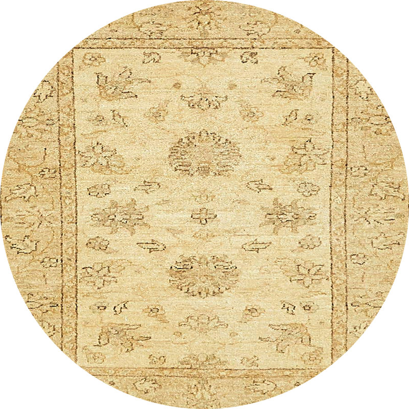 Tapis abstrait moderne 498, Rond 7 pi