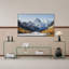 Table d'appoint et de table en C en verre transparent