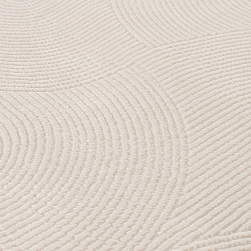 Carmel Modern Arc Cream Area Rug, Rectangle 160 x 230 cm