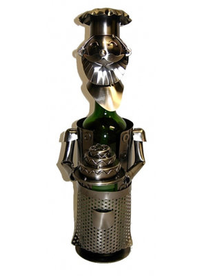 Barney Baker with Cake, 1 Bottle Tabletop Wine Bottle Rack