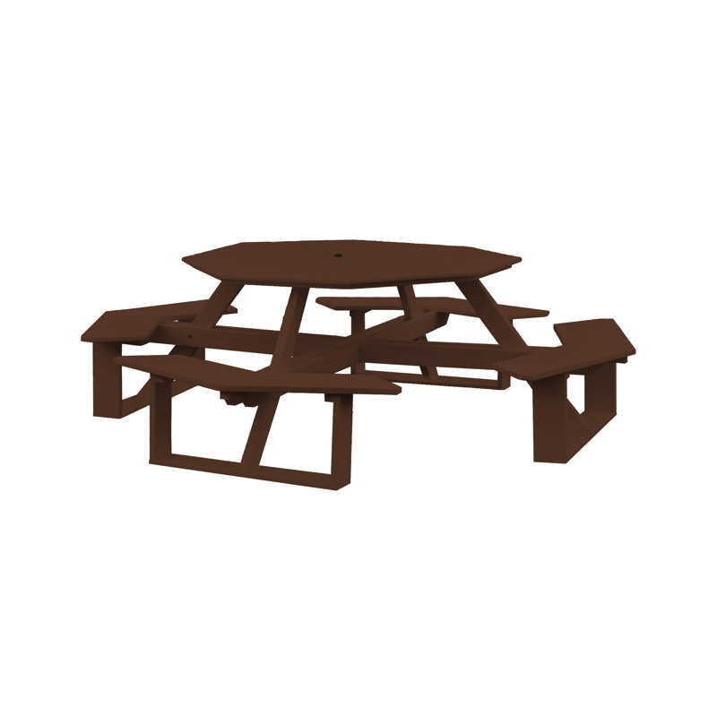 Table de pique-nique Filomena, Oui, Brun Tudor