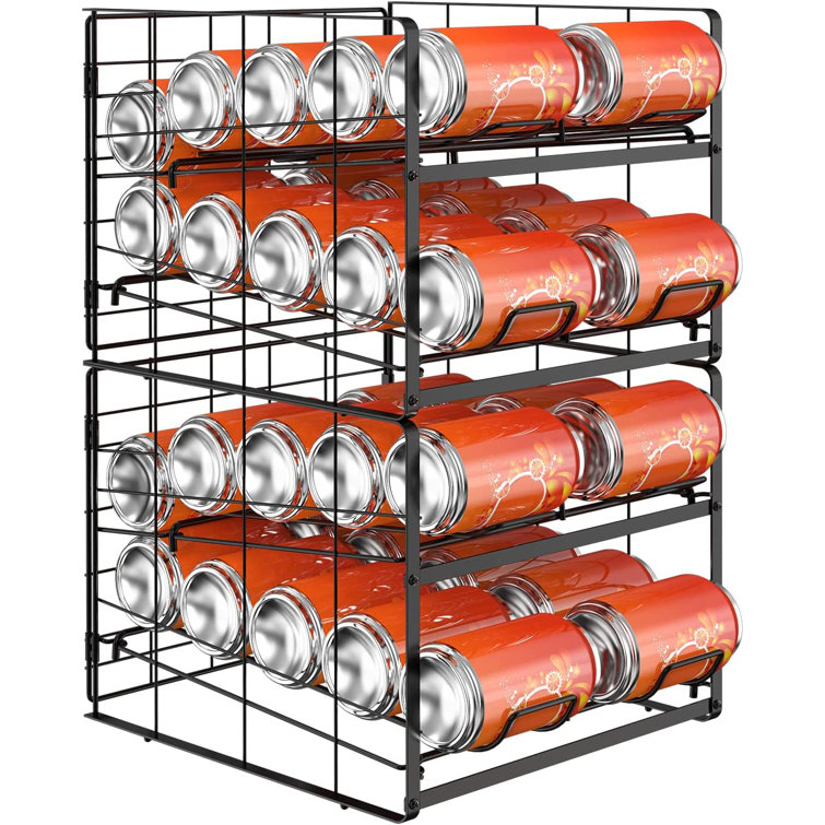 3 Tier Can Organizer BRONZE.Kitchen Pantry Food Soda Storage Shelf