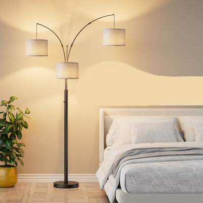 Lampe tricolore à trois têtes à température et intensité variable: créez une ambiance douillette