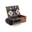 4 Person Tweed effect Fitted Picnic Hamper-1382697177