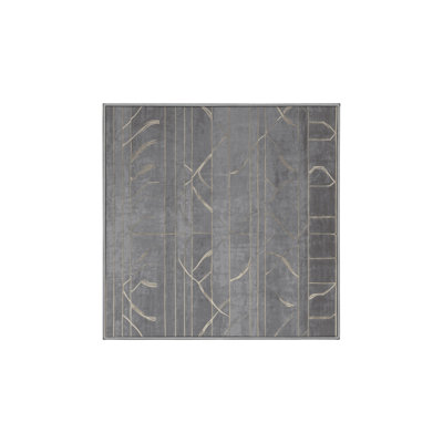 Tapis gris lavable à la machine