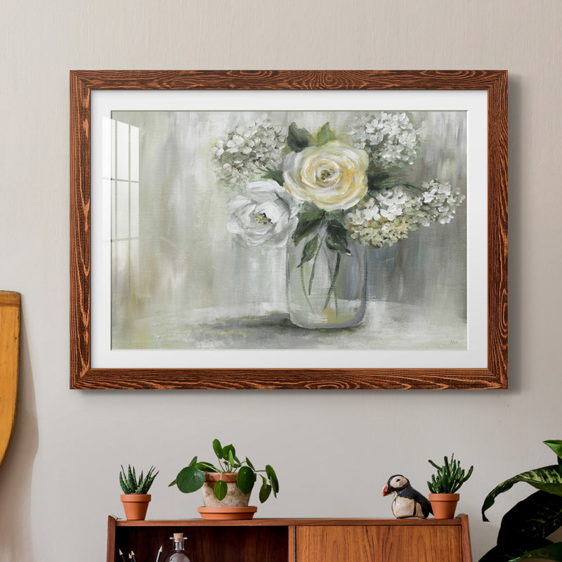 «Summer Nuance II» par J Paul, reproduction d'art sur papier encadrée, H 31 po x l 44 po x P 1 po, Brun