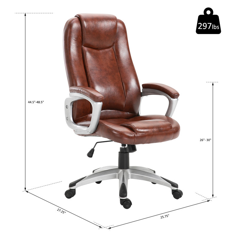 Fauteuil de direction Fields, Brun