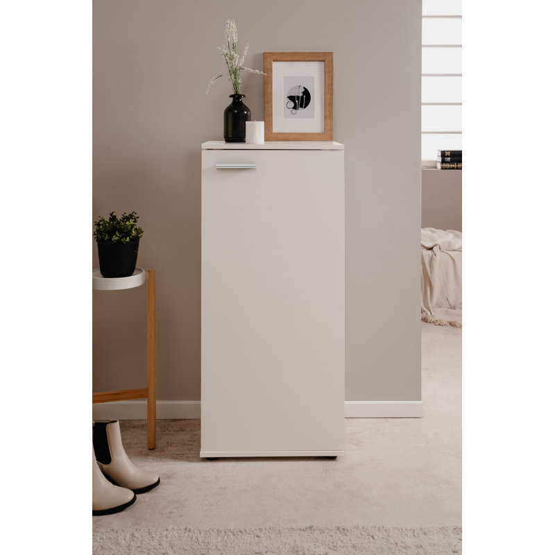 12 Pair Shoe Storage Cabinet, White