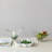 Hand-Blown Glass Pleated Organic Shaped Bowl