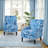 27.1'' Wide Upholstered Armchair with Solid Wood Legs-1738853907