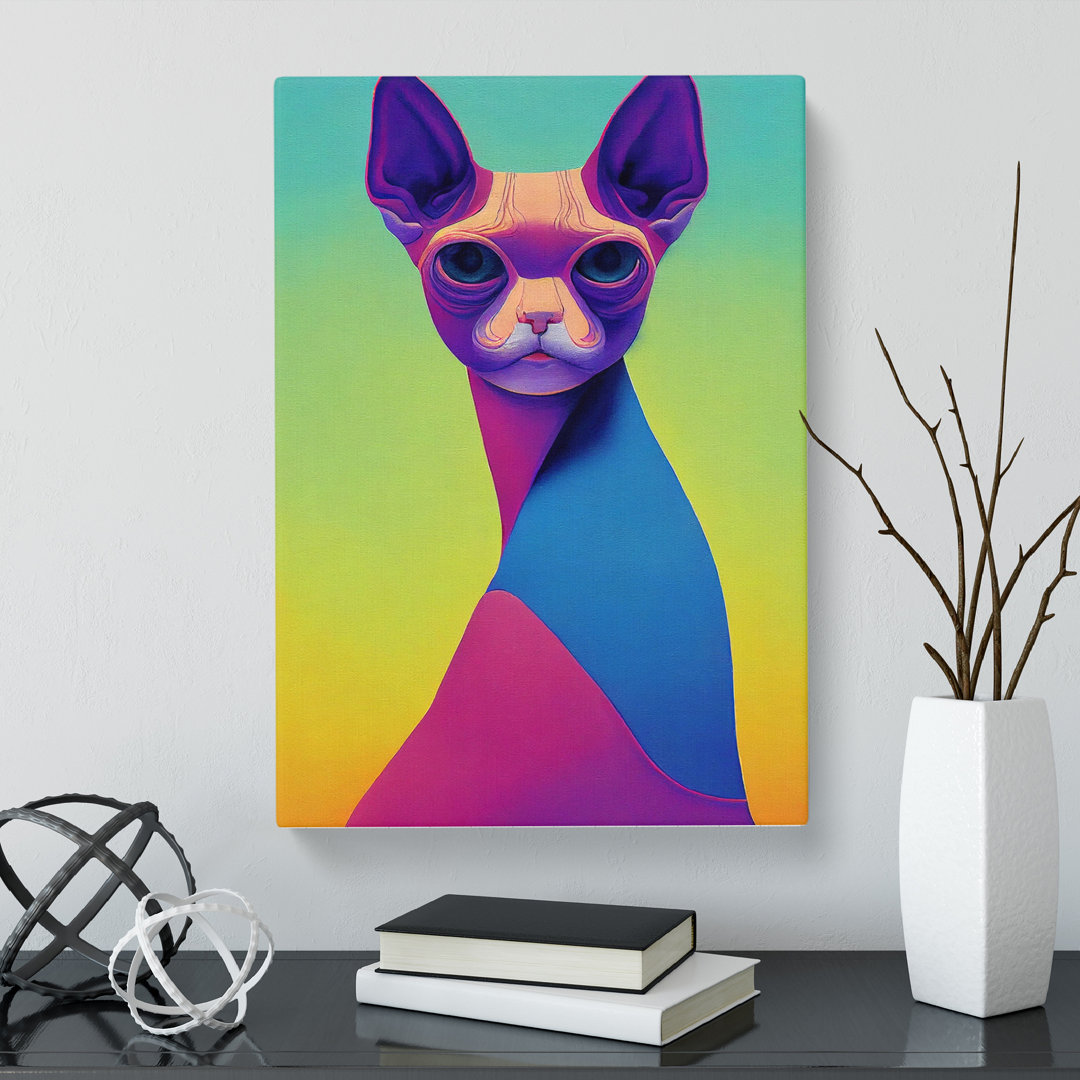 Sphynx Cat - Wrapped Canvas
