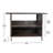 Rimah Rectangular Indoor/Outdoor Wicker Rattan Patio Bar Counter Table with Two Shelves-1085805507-1085805508