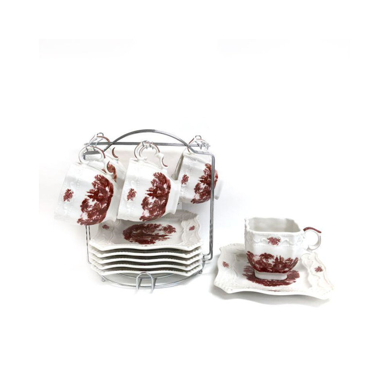 World Menagerie Nicarete 18oz. Floral Teapot