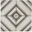 Tuile de champ en porcelaine 8 po x 8 po Encausto-36930836