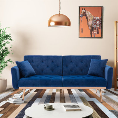 71'' Velvet Sofa