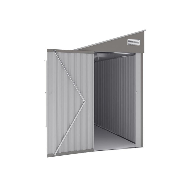 Two Colour Single Hinge Door Backyard Garden Tool Shed