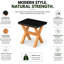 Tabouret de salle à manger Prashant