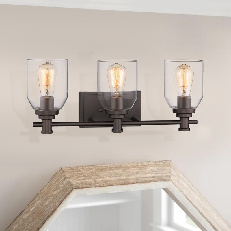 Vas 3 - Light Dimmable Vanity Light, Bronze