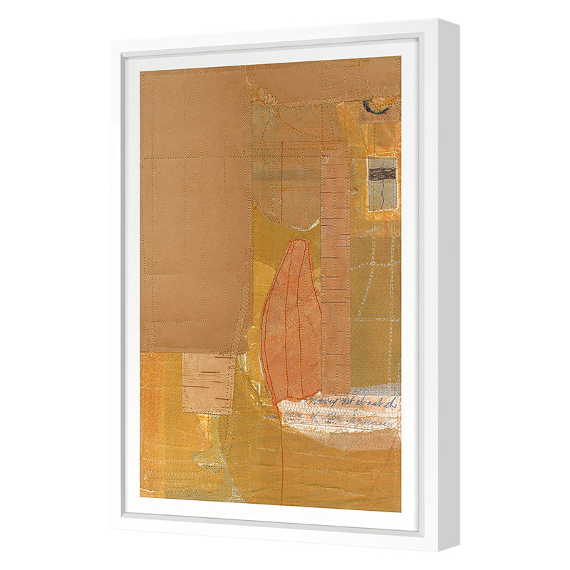 «Care of the Anxious» par Susan Smereka - reproduction d'un seul cadre, Cadre blanc, H 42 po x l 30 po x P 1,25 po