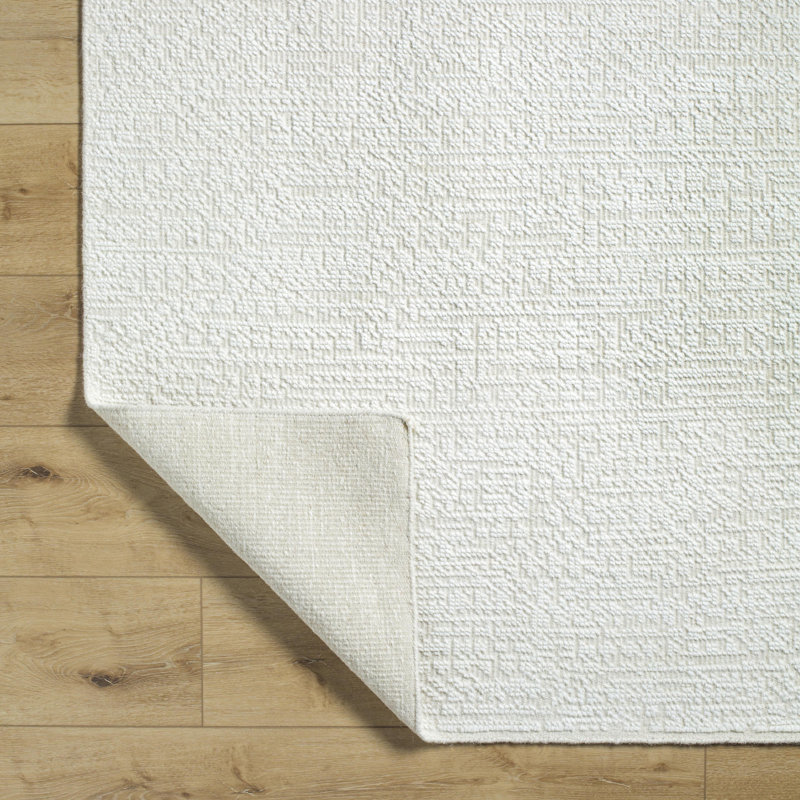 Hand Knotted Wool Area Rug, Rectangle 10' x 14'