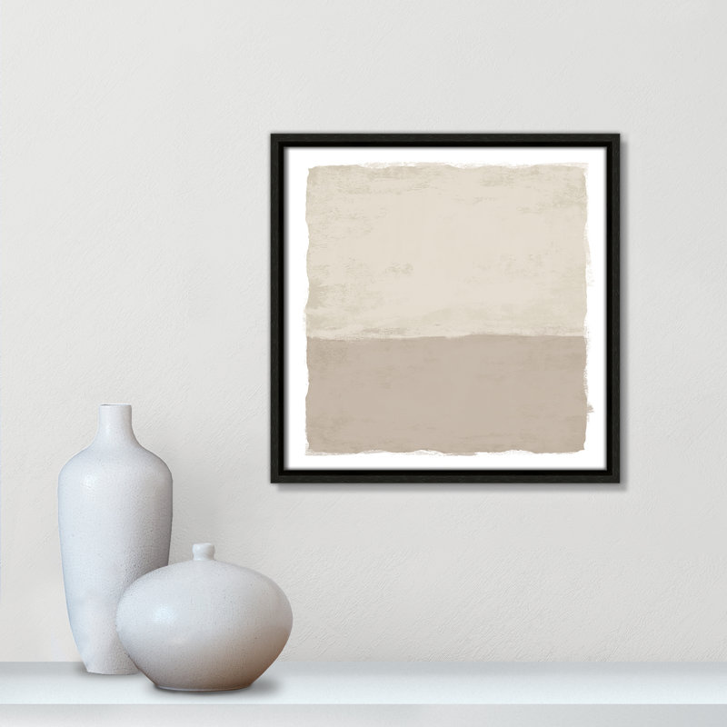 «Silent Sands II» par Natalie Carpentieri, Espresso, H 13,5 po x l 13,5 po