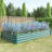 Metal Raised Garden Bed Kit 7.6'X3.7'X0.98' - For Flower, Veg, Herb Quick Installation, Rust, Veggie, Rapid To Assemble, Rustproof,