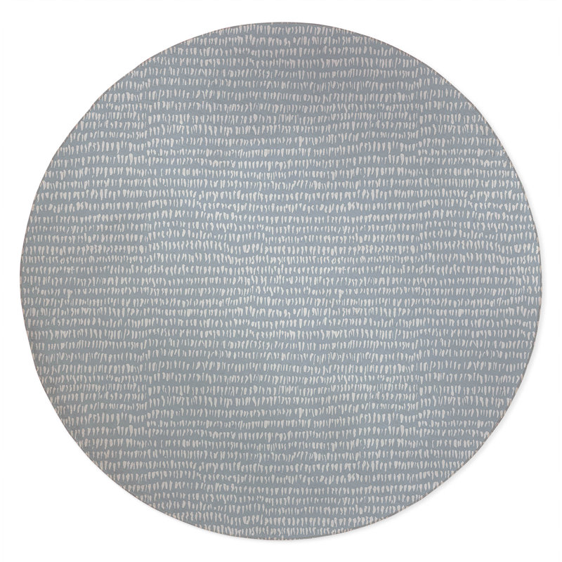 Crops Non-Slip Outdoor Rug, Round 5'
