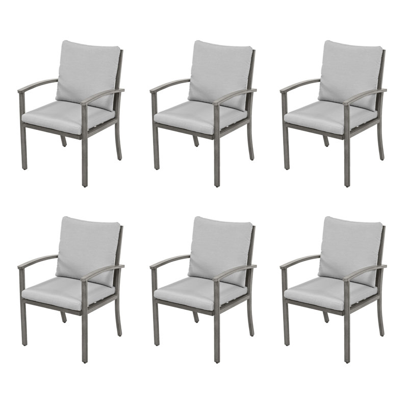 Chaise de patio avec coussin Houser
