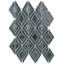Nabi Jewel 11x15 Diamond 3D Crackled Glossy Glass Mosaic Tile