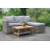 Genesis Premium All-Weather Wicker 5 - Person Modular Patio Conversation Sets with Cushions
