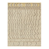 Moroccan Hand Knotted Wool Geometric Area Rug