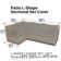 Ayvin Water-Resistant V-Shaped Sectional Lounge Set Cover