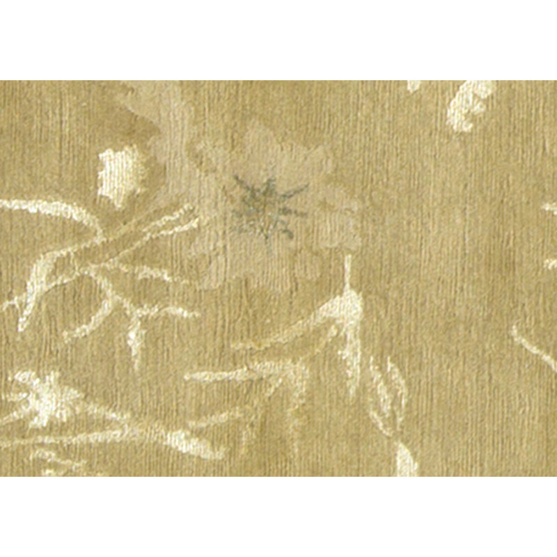 Handmade Silk and Wool Area Rug