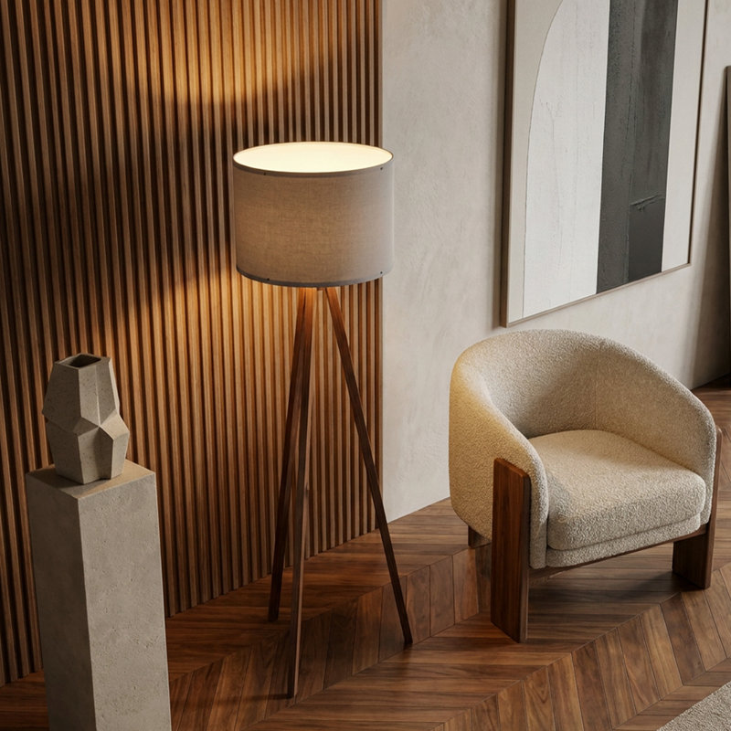 Lampe sur pied géométrique Vogue