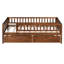 Lit simple en bois avec tiroirs de rangement - ajoute de la commodité à votre espace de vie-40777851