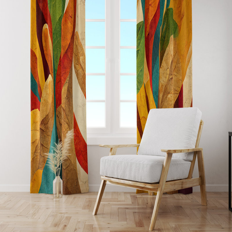 Semi Sheer Curtain Pair, 56" W x 78" L