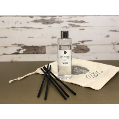 Ensemble de recharge de diffuseur à roseaux parfumée Palo - 6 oz, 5 bâtonnets noirs, parfum de maison durable