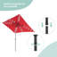 Parasol de marché rectangulaire 10 x 6,5 pi Forontenac-546590983