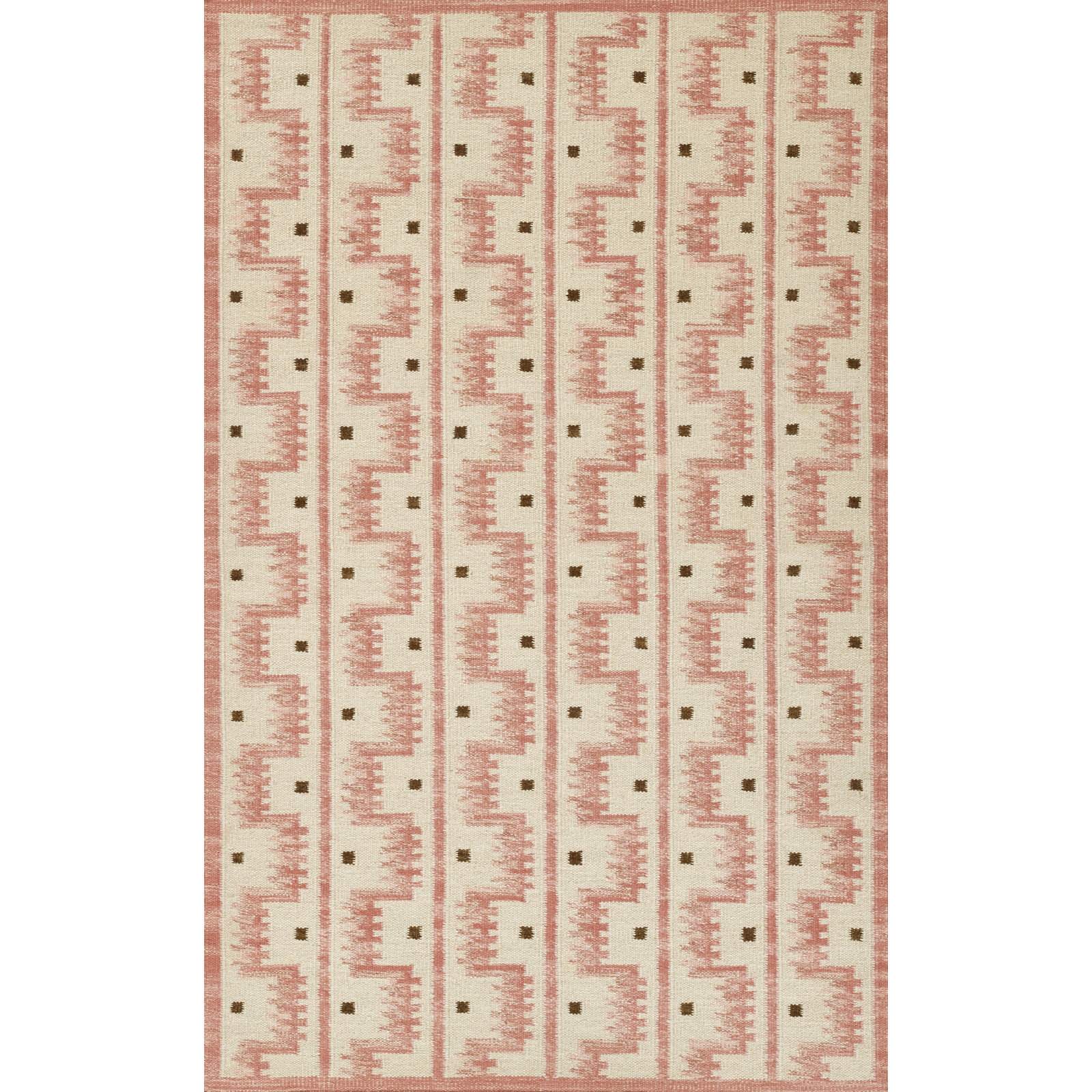 Freya Hand-Woven Geometric Wool Rug, Rectangle 9' x 12'