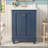 24 inch Modern Bathroom Vanity Cabinet, Simple & Elegant Design with Soft-Closing Storage, Adjustable Shelf, Bathroom Vanity with Ceramic Sink-1656805080
