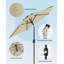 Parasol de patio 9 pi, 8 baleines robustes-1535249371