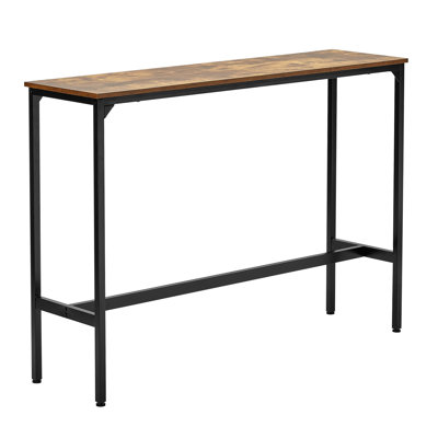 Bar Table Height Pub Table Cocktail Coffee Counter Kitchen Dining 55x15x39 in